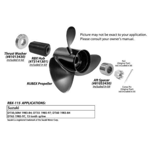 Solas Qualifies for Free Shipping Solas/Rubex Hub Kit Suzuki 50-65HP #RBX-115