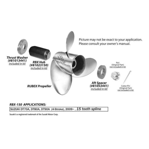 Solas Qualifies for Free Shipping Solas/Rubex Hub Kit Suzuki 70-90HP #RBX-150