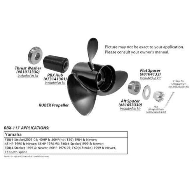 Solas Qualifies for Free Shipping Solas/Rubex Hub Kit Yamaha 30-60HP #RBX-117