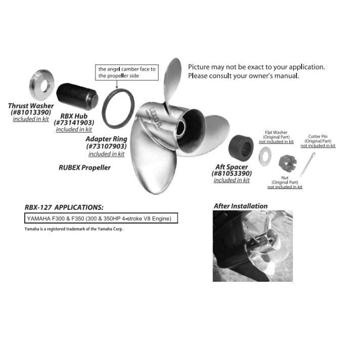 Solas Qualifies for Free Shipping Solas/Rubex Hub Kit Yamaha F350 #RBX-127