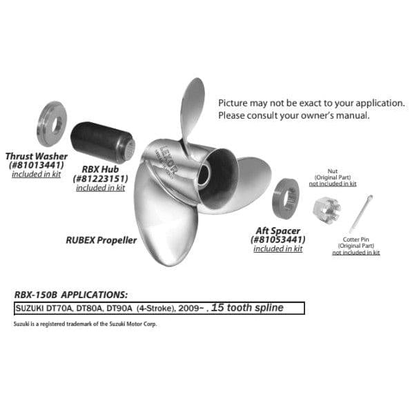 Solas Qualifies for Free Shipping Solas Series D: Suzuki 15-Tooth 4-1/4" Gearcase #RBX-150B