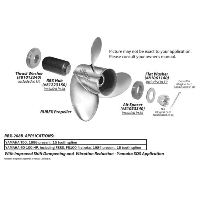 Solas Qualifies for Free Shipping Solas Series D: Yamaha 15-Tooth 4-1/4" Gearcase #RBX-208B