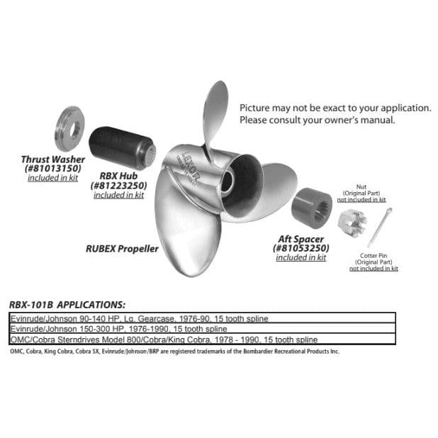 Solas Qualifies for Free Shipping Solas Series E: BRP J/E OMC Cobra 15-Tooth 4-3/4" Gearcase #RBX-101B
