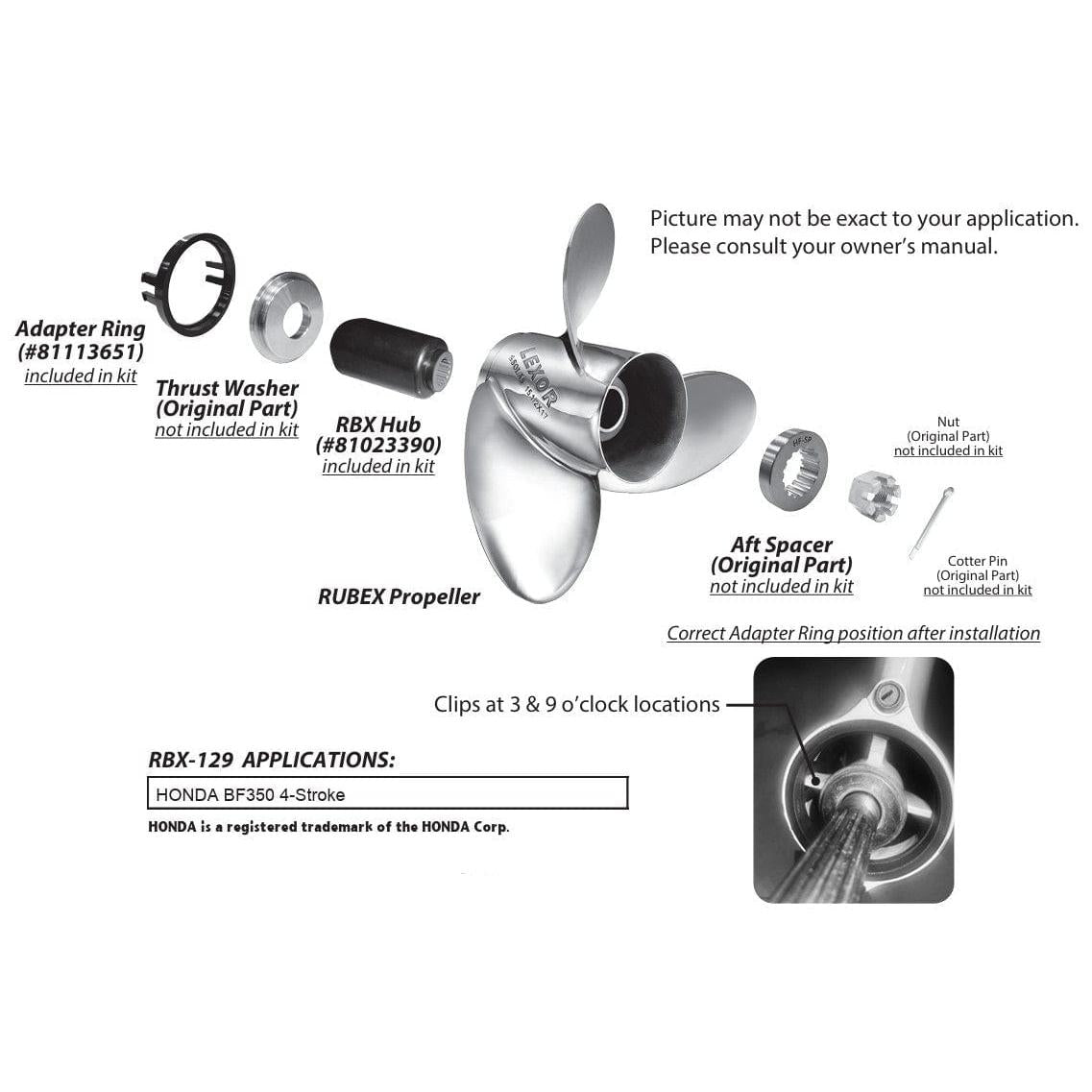 Solas Qualifies for Free Shipping Solas Series E+ Honda BF350 V8 17-Tooth 5-1/4" Gearcase #RBX-129