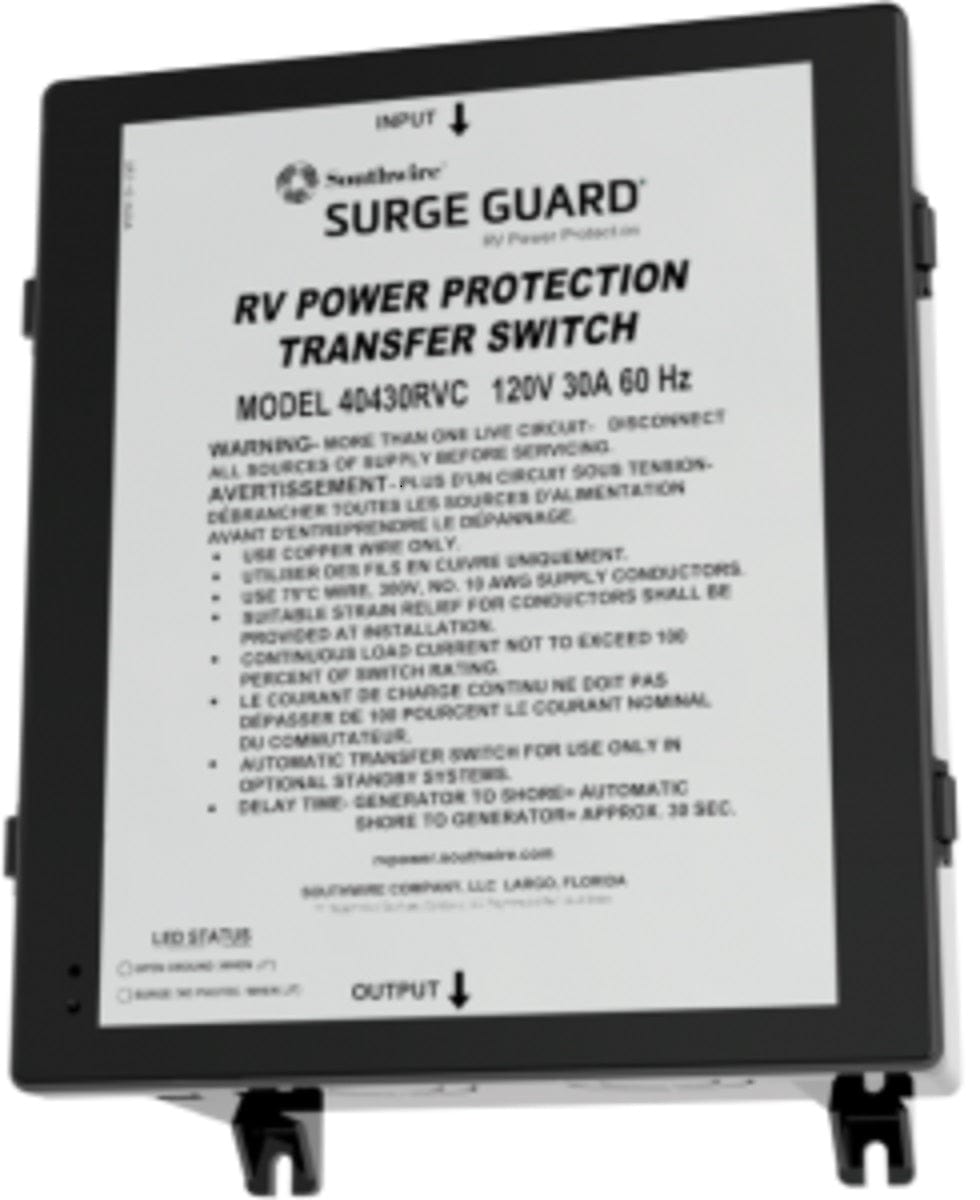 Southwire Qualifies for Free Shipping Southwire 30a Auto-Transfer Switch RVC/CC C3 Contat #40430RVC1