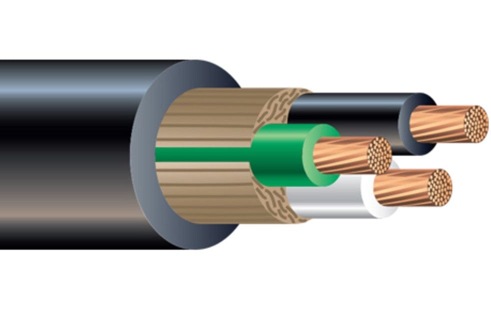 Southwire Not Qualified for Free Shipping Southwire 6/4 Round Black 50' Roll #56004206-50