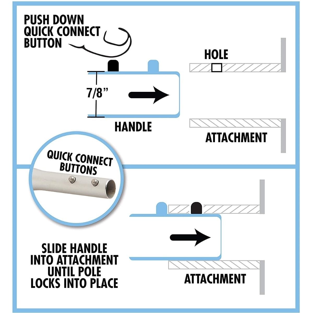 Star Brite Qualifies for Free Shipping Star brite Big Boat Hook & Extending 10' Handle #040055