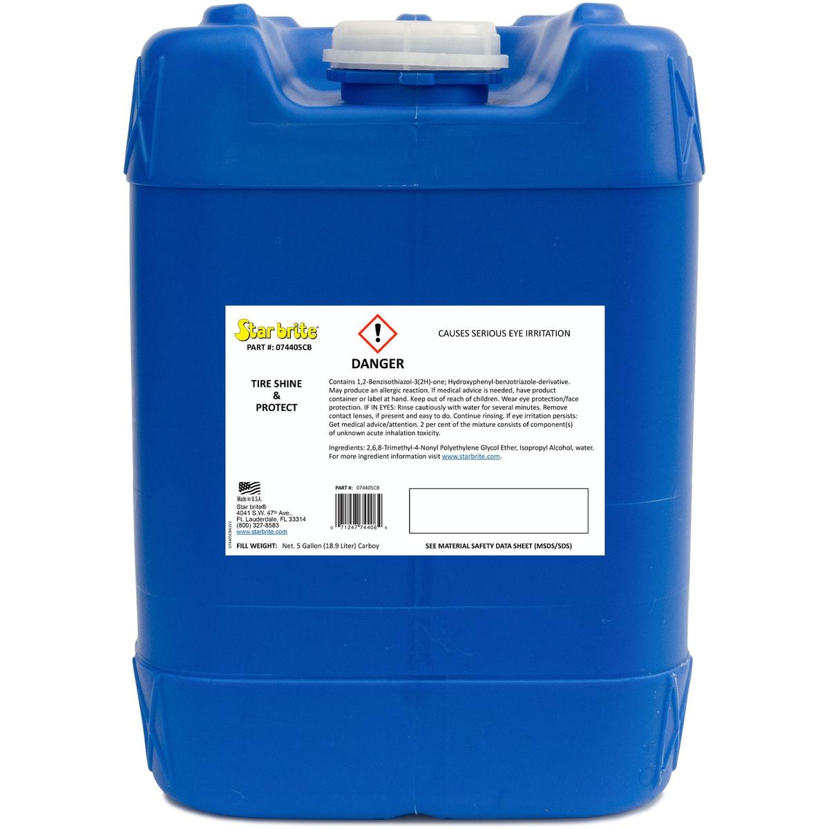 Star Brite Not Qualified for Free Shipping Star Brite Tire Shine & Protectant 5 Gallon #74405CB