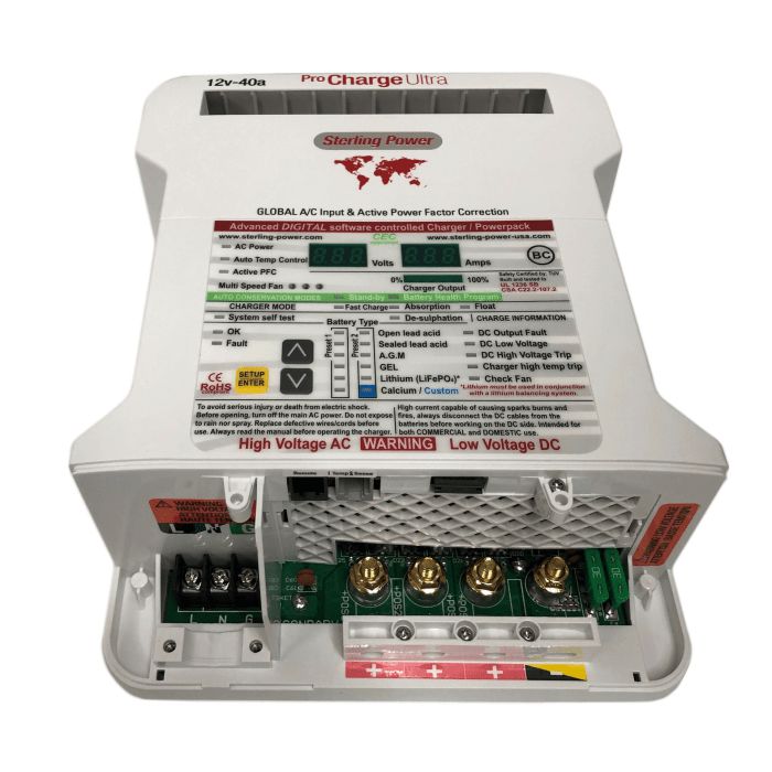 Sterling Power Qualifies for Free Shipping Sterling Power Pro Charge Ultra 12v 40a 3 Bank Charger #PCU1240PLUS