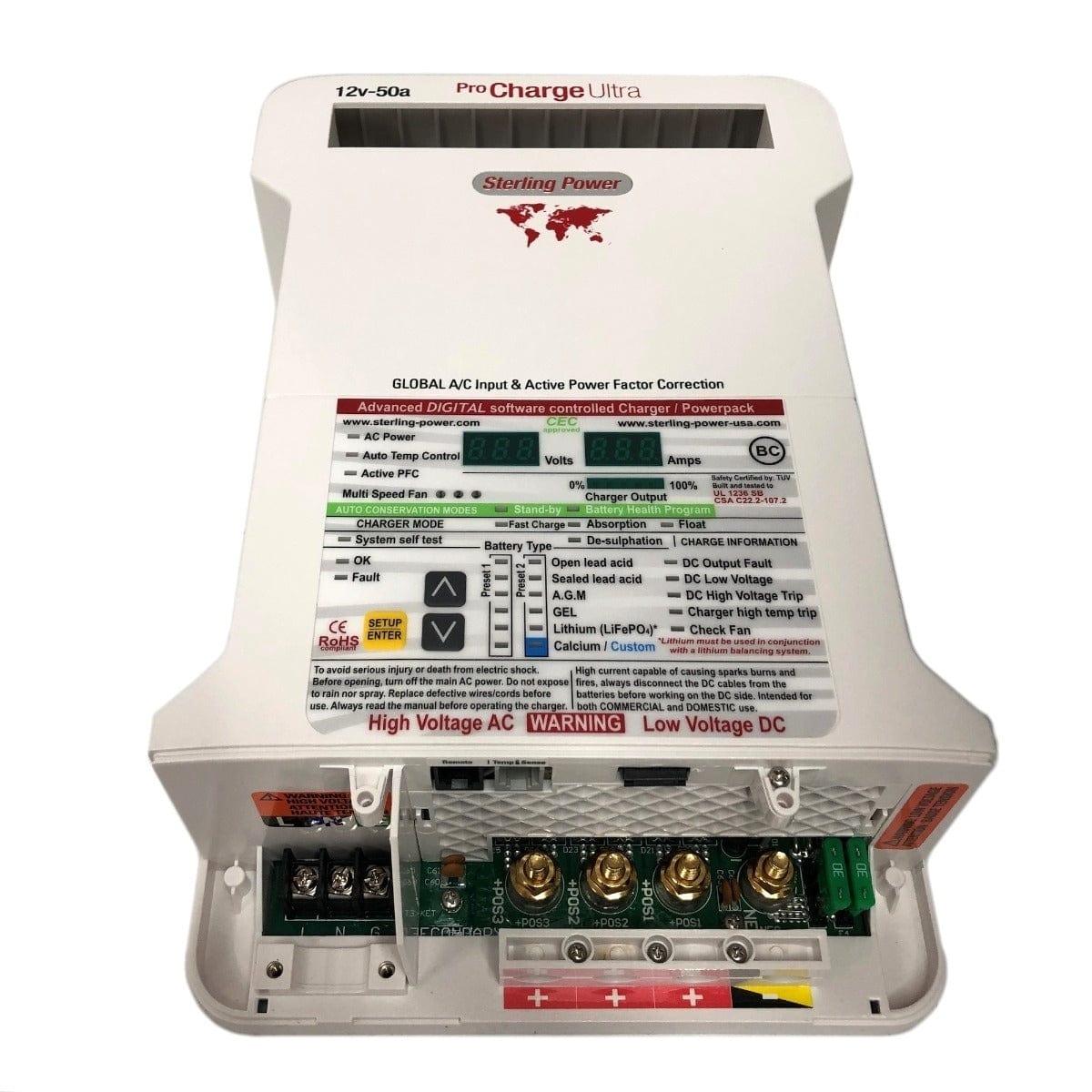 Sterling Power Qualifies for Free Shipping Sterling Power Pro Charge Ultra 12v 50a 3-Bank Charger #PCU1250PLUS