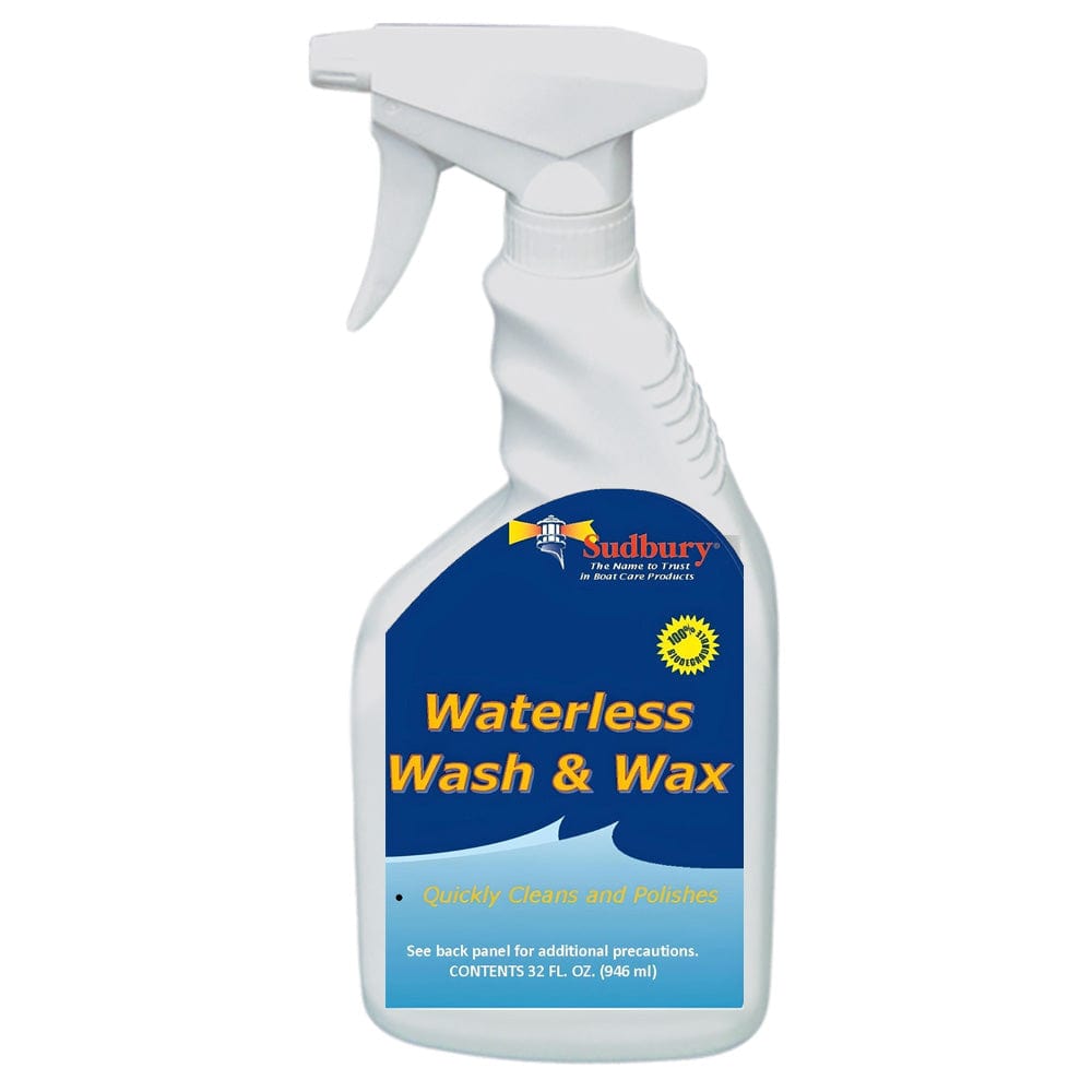 Sudbury Boat Care Qualifies for Free Shipping Sudbury Waterless Wash & Wax 32 oz Spray Bottle #150Q