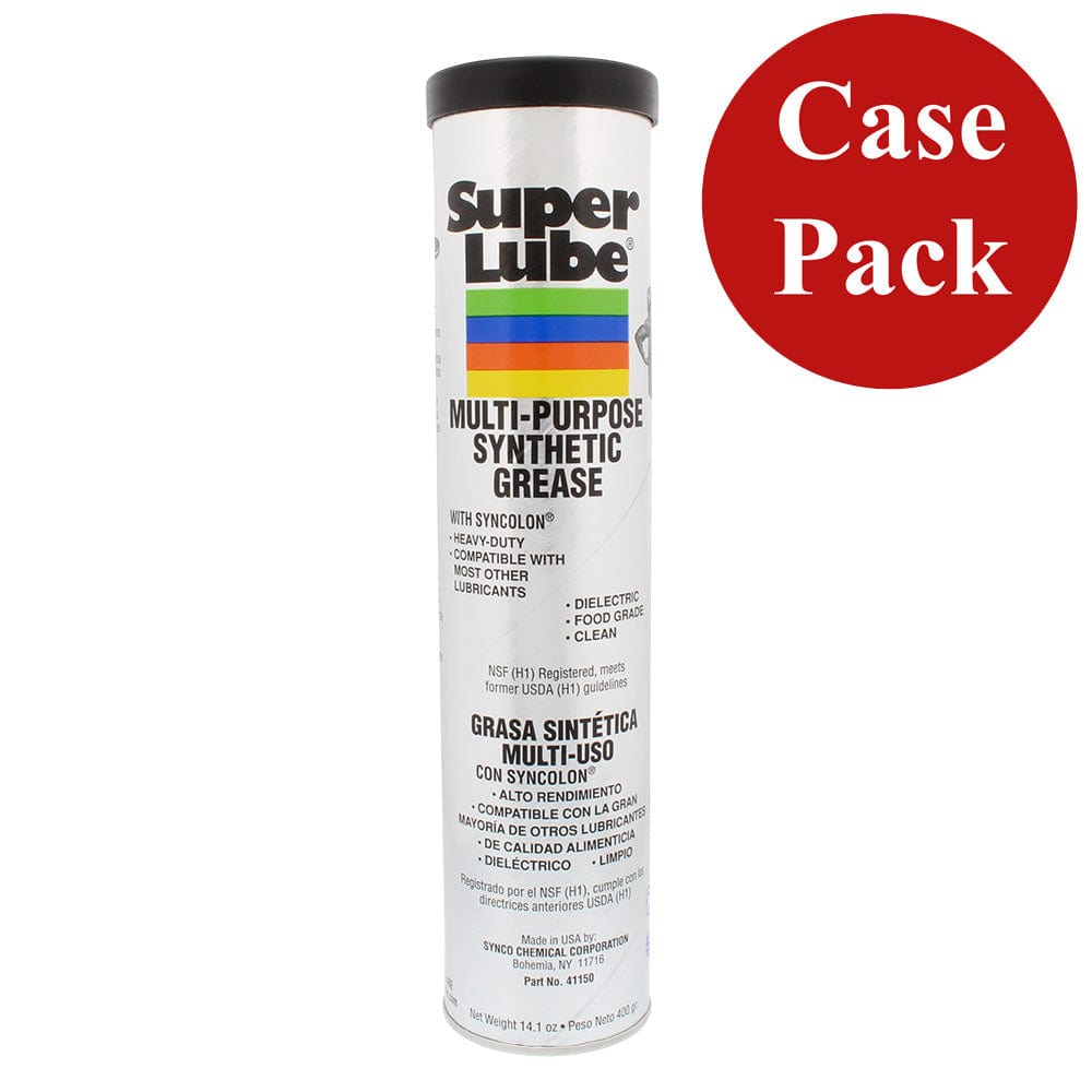 Super Lube Qualifies for Free Shipping Super Lube 14.1 oz Cartridge Multi-Purpose Synthetic Grease #41150-CASE