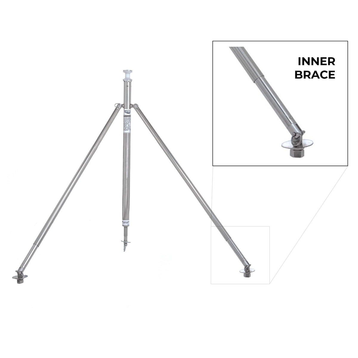 Swivl-Eze Qualifies for Free Shipping Swivl-Eze Inner Brace SS 7/8" x 31" #994