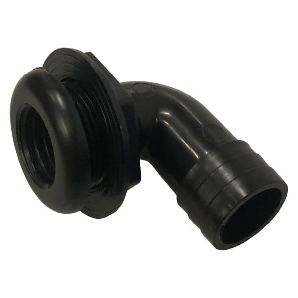 T-H Marine Qualifies for Free Shipping T-H Marine 1-1/8" 90-Degree Barbed Short Thru-Hull #TH-1890T-DP