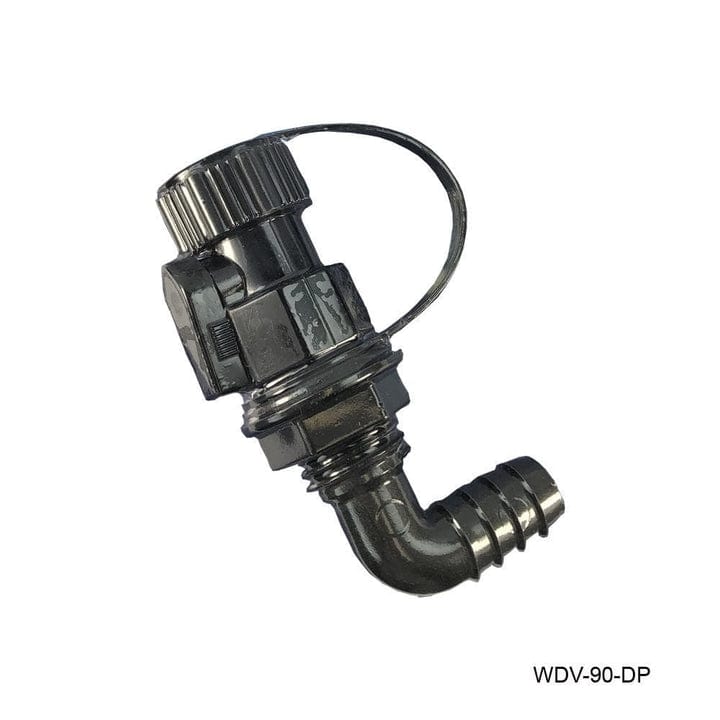 T-H Marine Qualifies for Free Shipping T-H Marine Washdown Fitting with Shut-Off Valve 90-Degree #WDV-90-DP