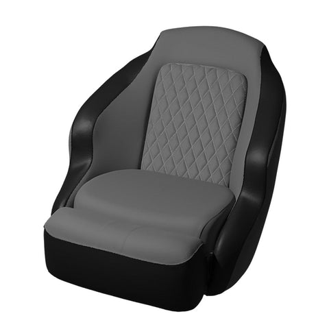 Taco Metals Oversized - Not Qualified for Free Shipping Taco Anclote Diamond Bucket Seat Grey/Black #BA1-25GRY-BLK