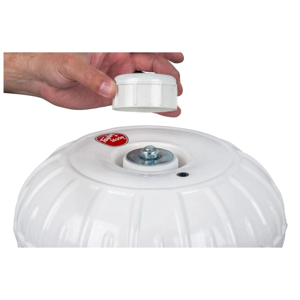 Taylor Made Qualifies for Free Shipping Taylor Made A Dock White Wheels 12" Corner Mount #1072