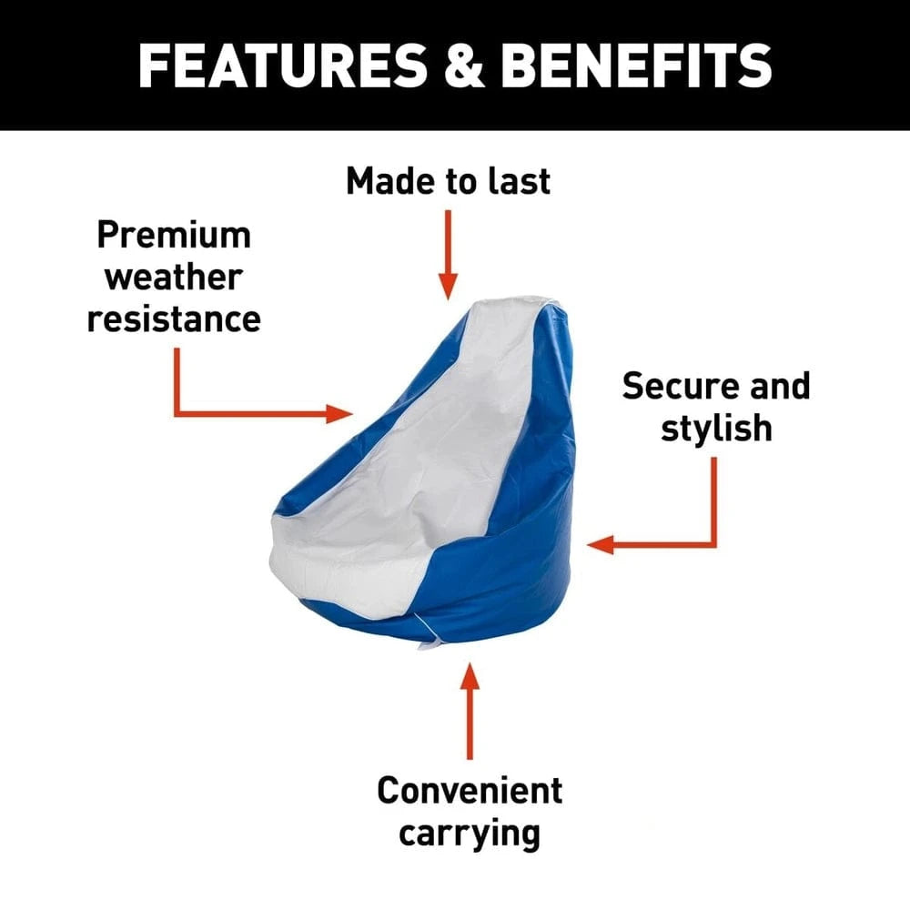 Taylor Made Not Qualified for Free Shipping Taylor Made Marine Beanbag White Blue #81002