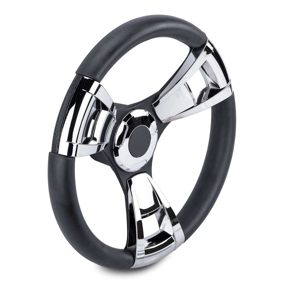 Teleflex Qualifies for Free Shipping Teleflex Armada 13-1/2" Chrome Inserts 3-Spoke Equid #SW60105P