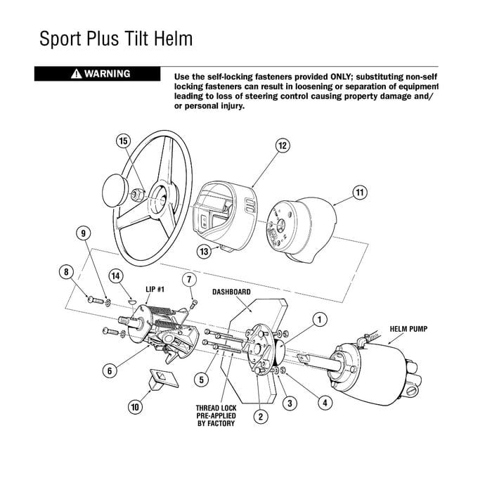 Teleflex Qualifies for Free Shipping Teleflex Classic Tilt Mechanism for Hydraulic Helms #HA6523