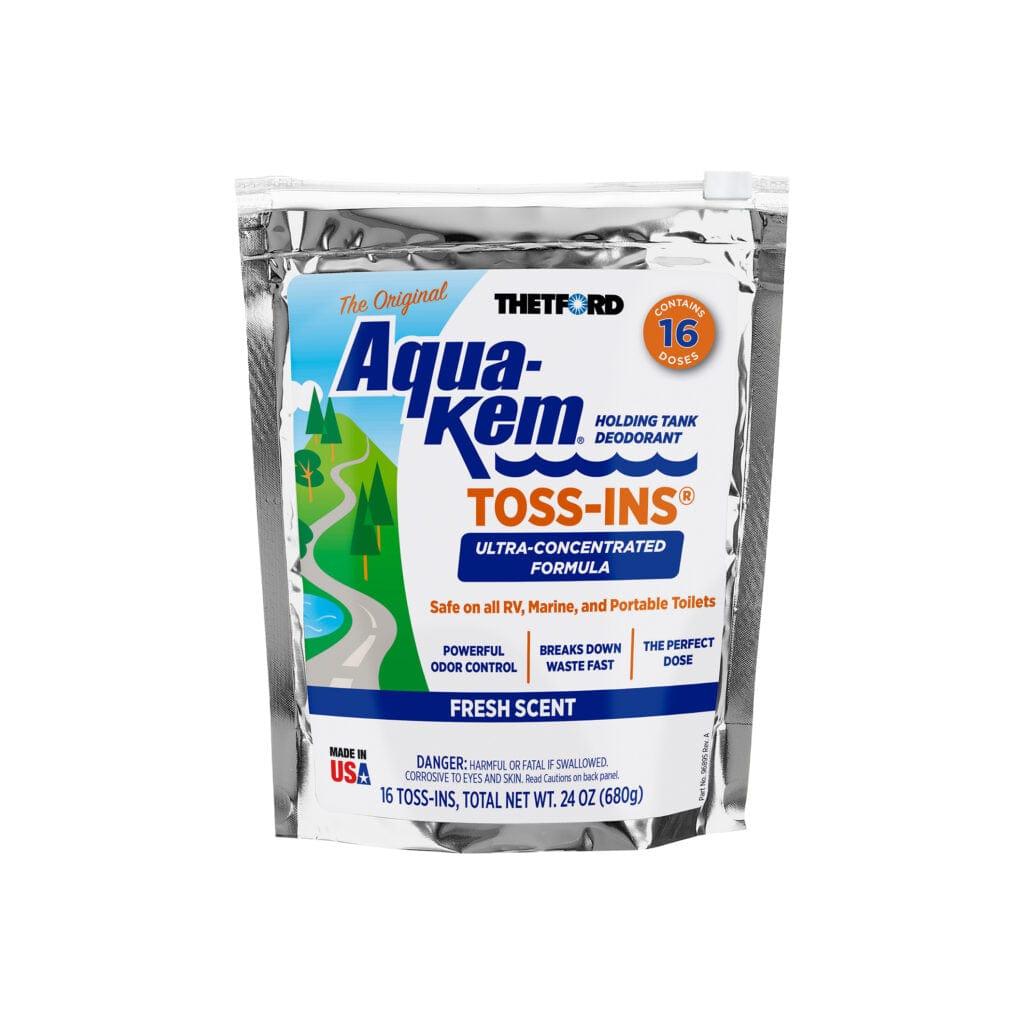 Thetford Qualifies for Free Shipping Thetford Aquakem Tossins Fresh Scent 12-pk #96904