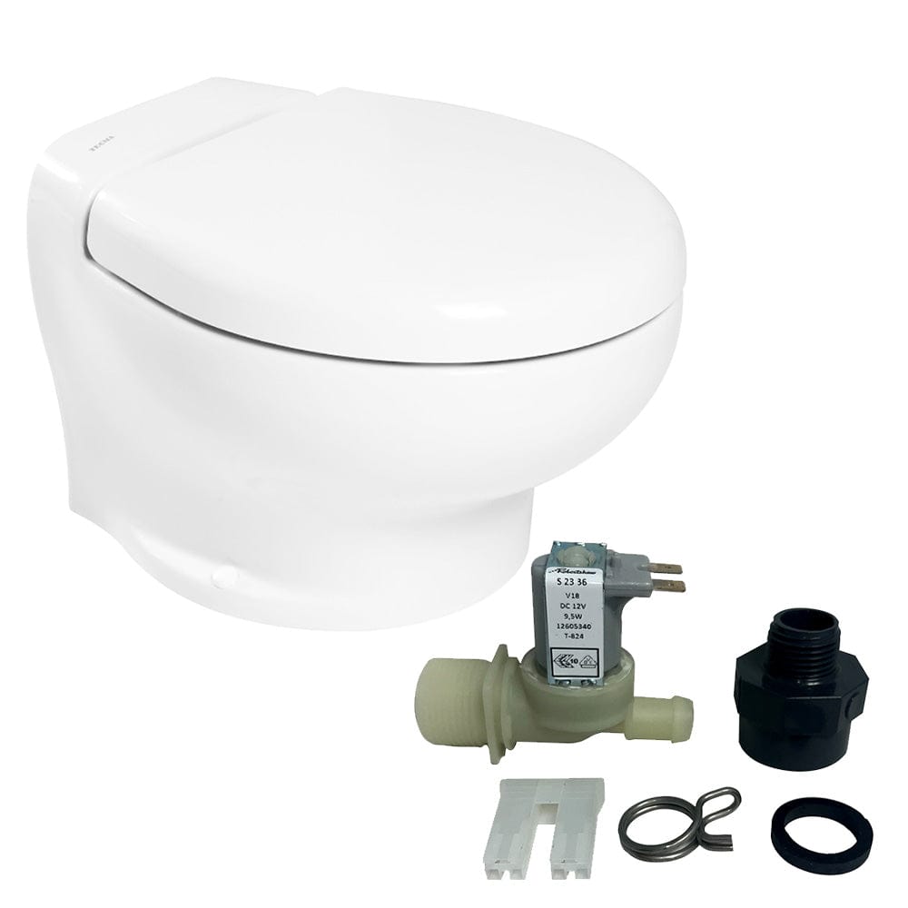 Thetford Not Qualified for Free Shipping Thetford Nano Touch Compact Toilet Freshwater Kit 12v #T-NAN012PW/TSFT/NA-FWKIT