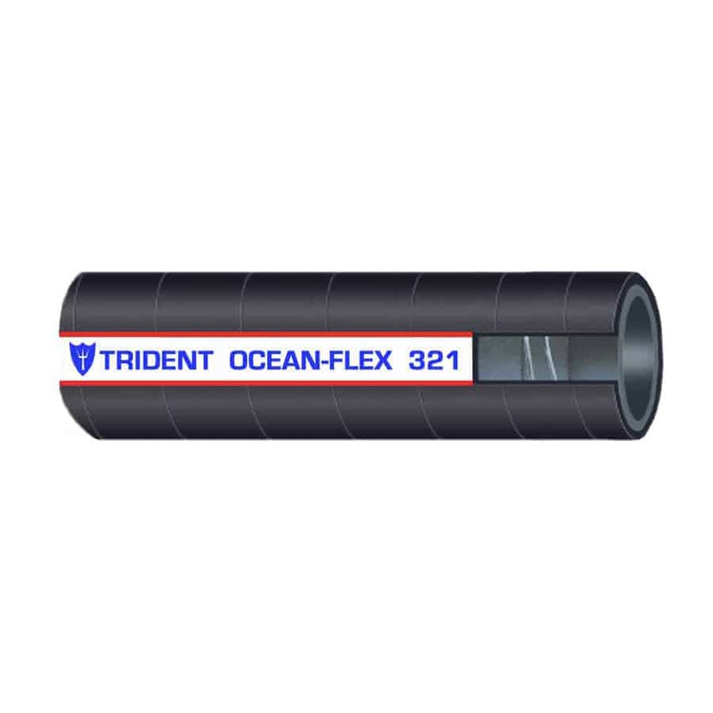 Trident Marine Not Qualified for Free Shipping Trident Marine 2-1/2" x 25' Ocean-Flex Multipurpose Hose #321-2125