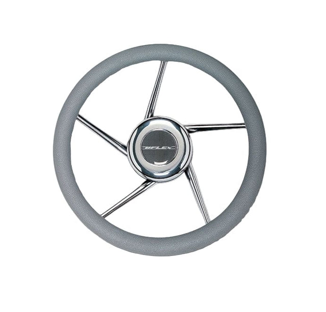Uflex USA Qualifies for Free Shipping Uflex Steering Wheel Grey Poly Grip 5 SS Spokes #V03