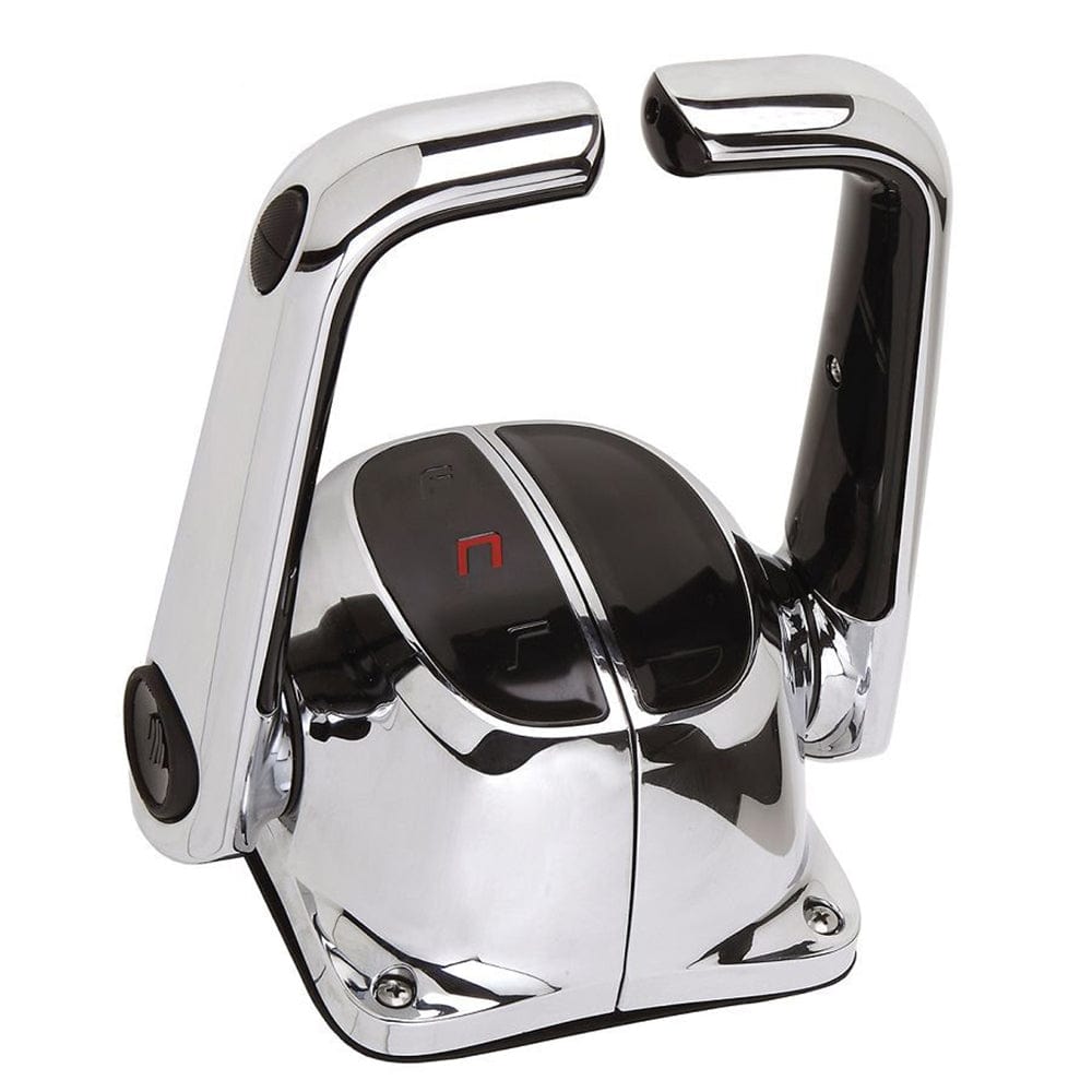 Uflex USA Qualifies for Free Shipping Uflex Twin Lever Controls without Neutral Lock with Trim Chrome #B502CHT