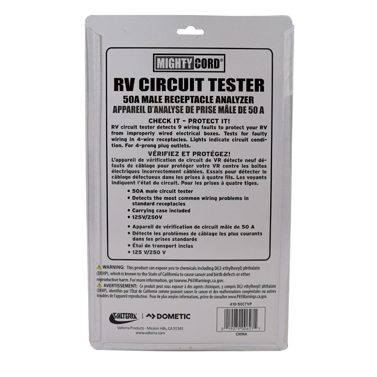 Valterra Qualifies for Free Shipping Valterra 50a RV Circuit Tester #A10-50CTVP