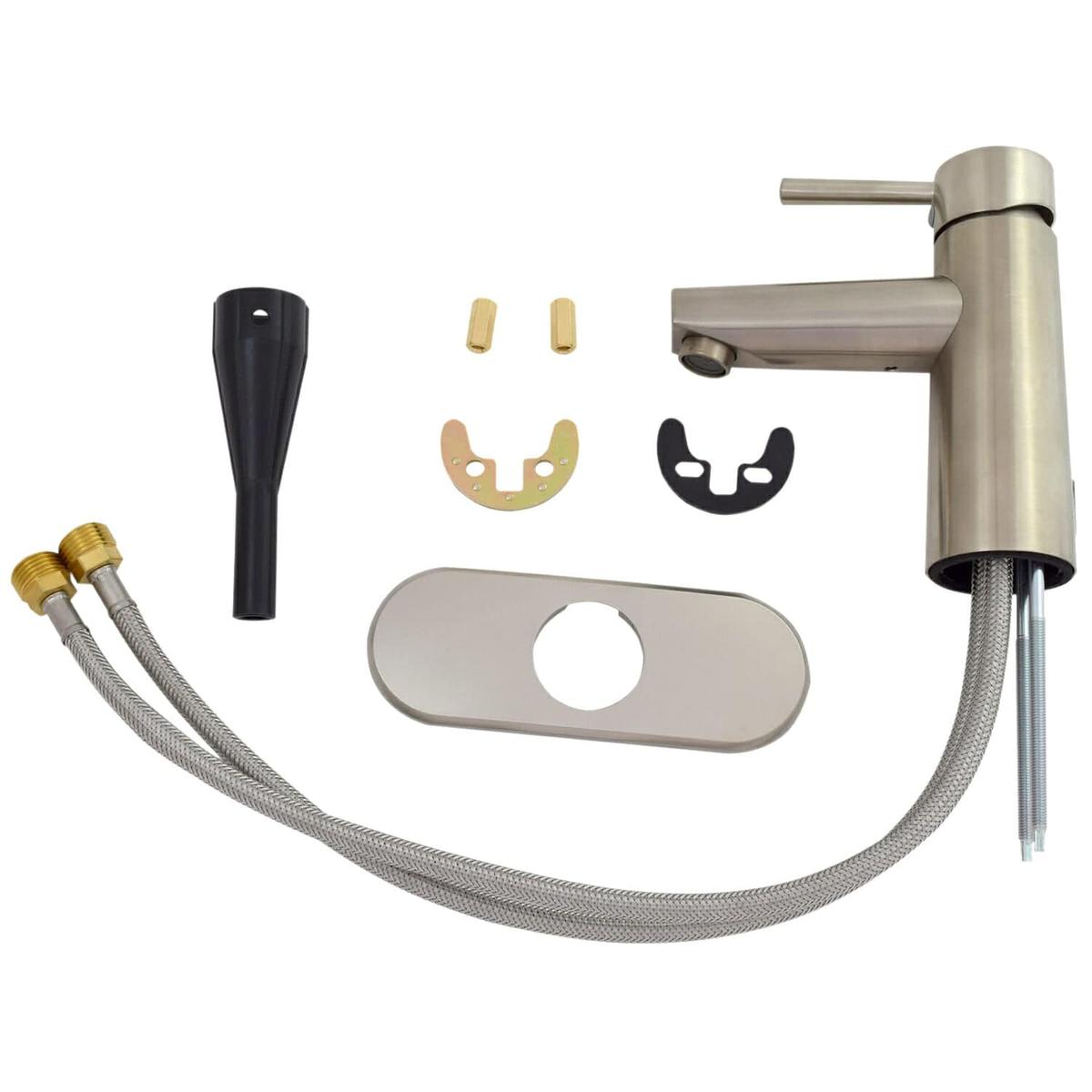 Valterra Qualifies for Free Shipping Valterra Premium Single Handle Vessel Lavatory Brushed Nickel #PF232403