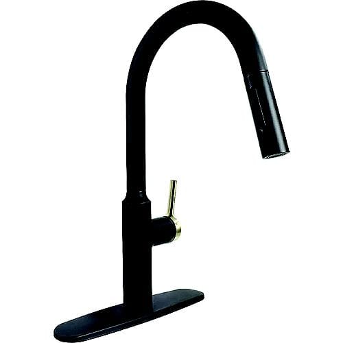 Valterra Qualifies for Free Shipping Valterra Premium Slimline 1 Handle Black with Gold Handle #PF231780