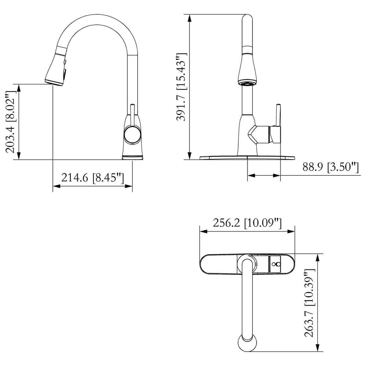 Valterra Qualifies for Free Shipping Valterra Premium Slimline 1 Handle Power Boost Brushed Nickel #PF231466