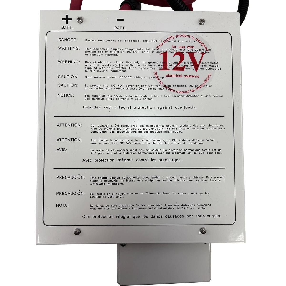 Vanner Qualifies for Free Shipping Vanner Inverter/Charger 12v 1050w HWR #QBC10-12/120-60H