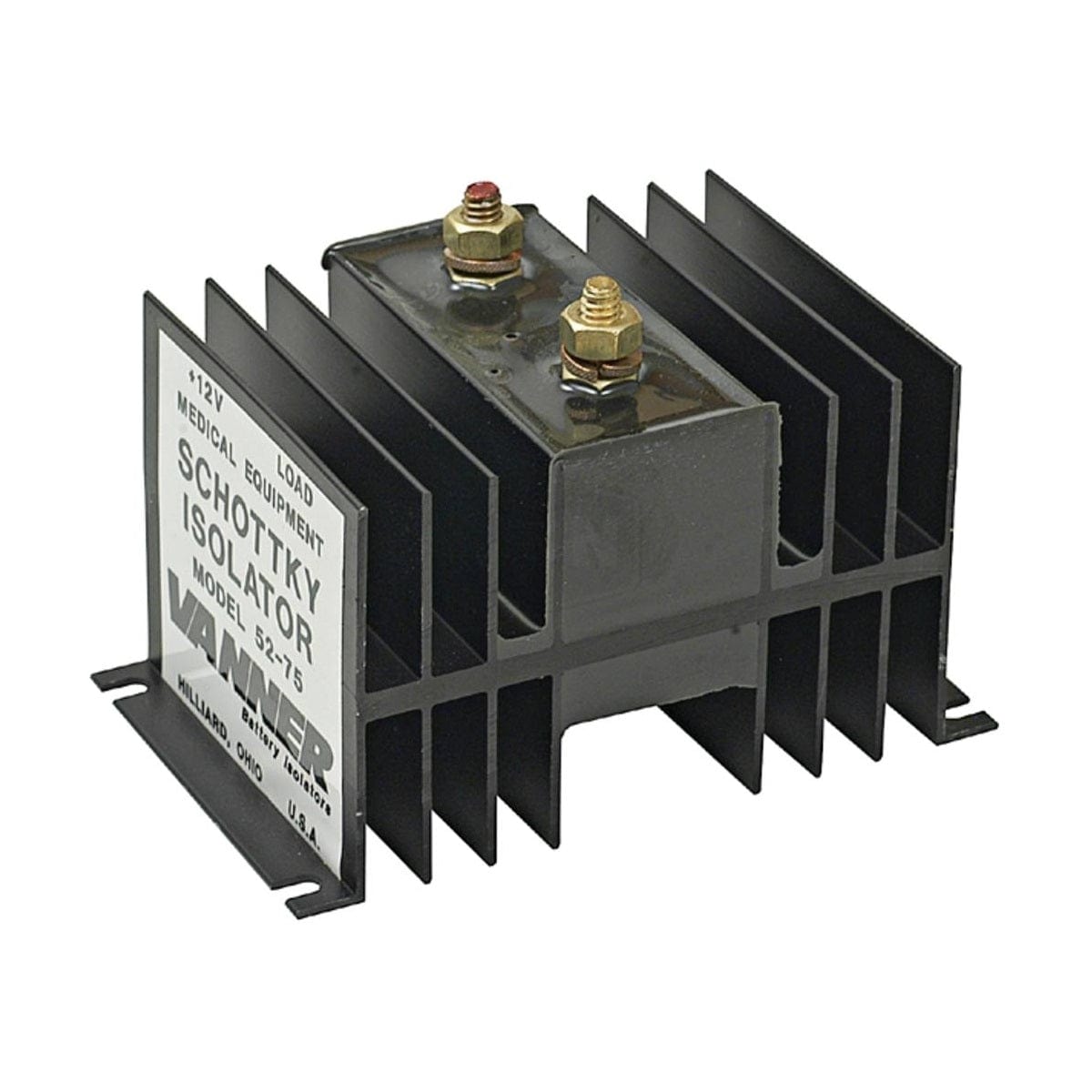Vanner Qualifies for Free Shipping Vanner Medical Battery Isolator 75a 1-Bank #52-75