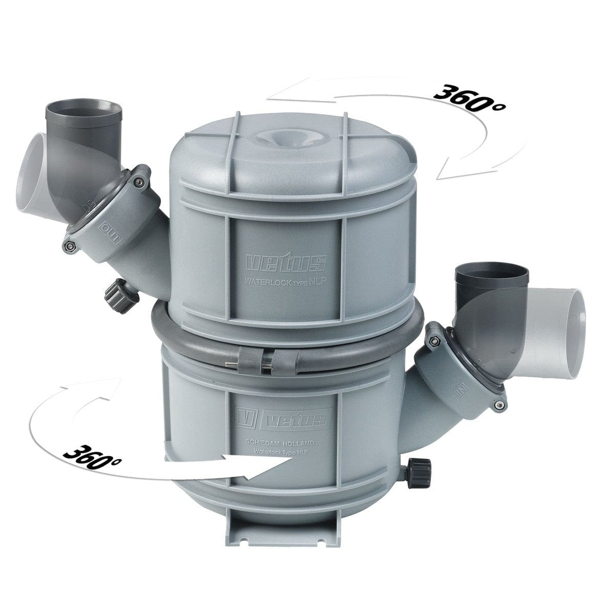 Vetus Qualifies for Free Shipping Vetus 1-9/16" Revolving Waterlock Muffler #NLP40