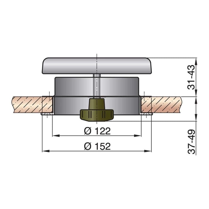 Vetus Qualifies for Free Shipping Vetus 6" Mushroom Ventilator #ATHOS1