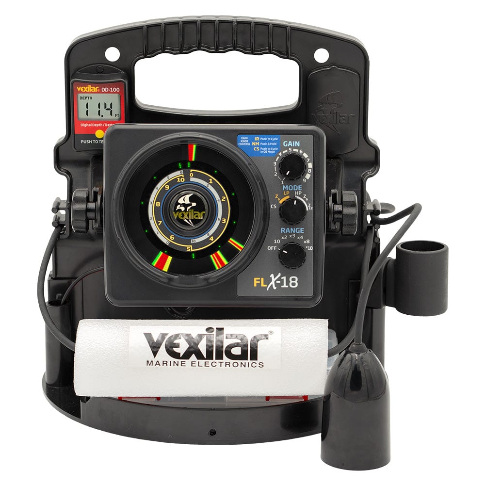 Vexilar Qualifies for Free Shipping Vexilar FLX-18 Propack II with 12-Degree Ice-Ducer & #PPX1812
