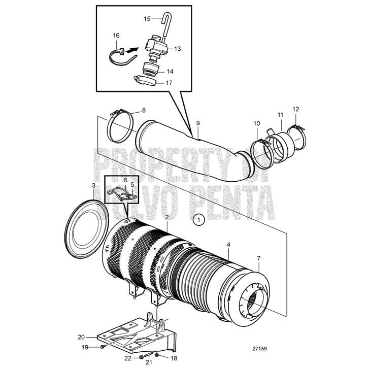 Volvo Penta Qualifies for Free Shipping Volvo Penta Air Filter #21716424