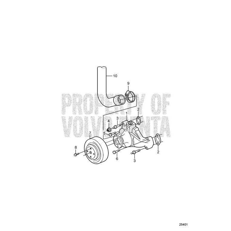 Volvo Penta Qualifies for Free Shipping Volvo Penta Circulating Pump 4.3L 07-up #21124846