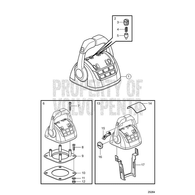 Volvo Penta Qualifies for Free Shipping Volvo Penta Control Lever #23062601