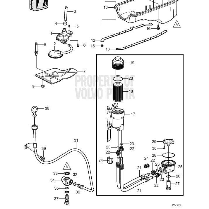 Volvo Penta Qualifies for Free Shipping Volvo Penta Dipstick Tube #21369039