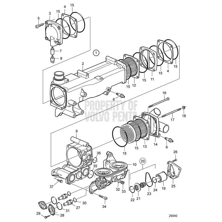 Volvo Penta Qualifies for Free Shipping Volvo Penta End Cover #3583641