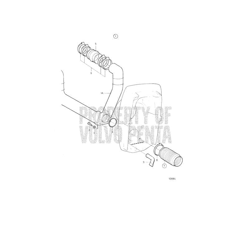 Volvo Penta Qualifies for Free Shipping Volvo Penta Exhaust Hose #872048