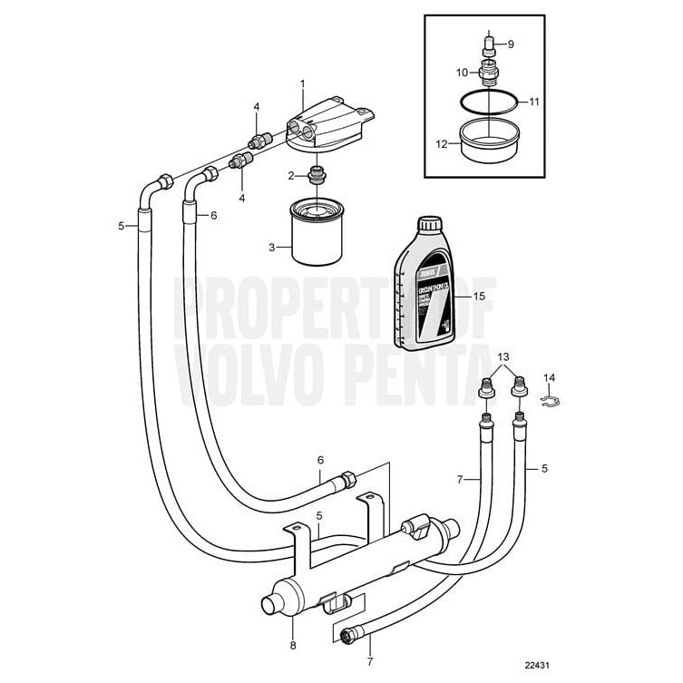 Volvo Penta Qualifies for Free Shipping Volvo Penta Hose Assembly #3887770