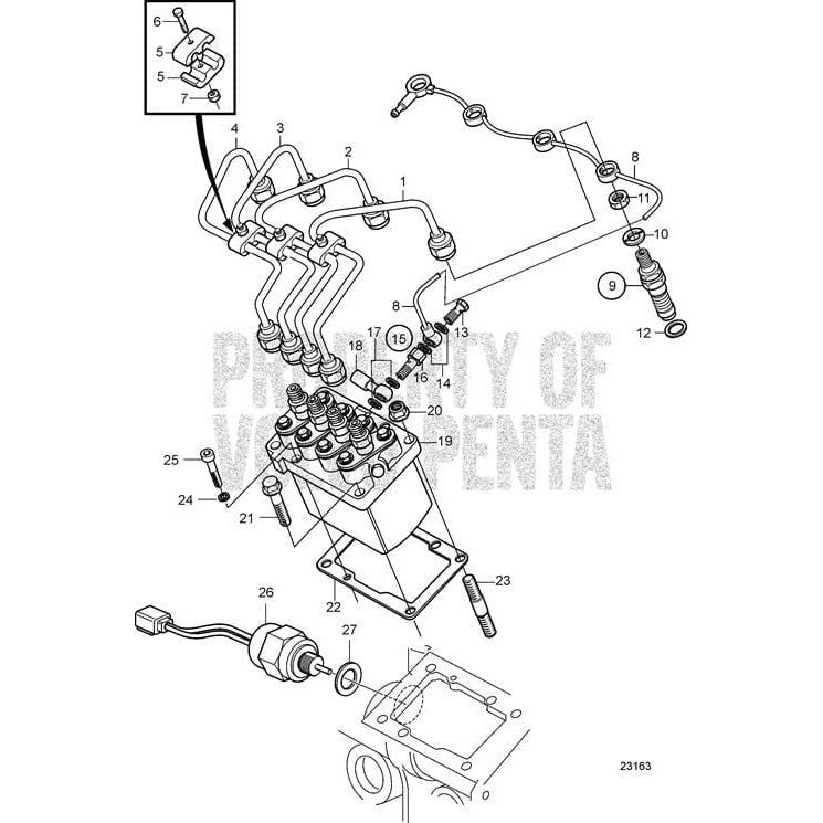 Volvo Penta Qualifies for Free Shipping Volvo Penta Leak-Off Pipe #3809334
