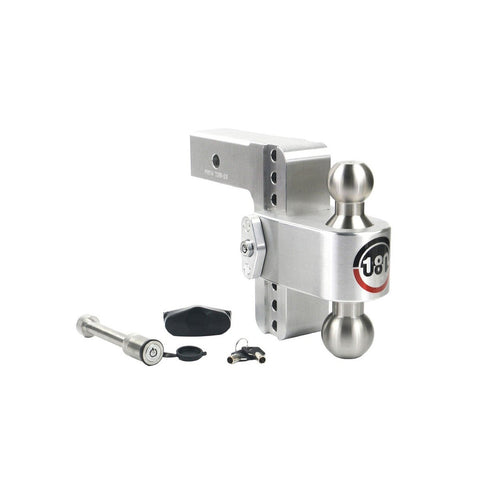 Weigh Safe Qualifies for Free Shipping Weigh Safe 180 Drop Hitch with SS Tow Ball 6" Drop for 2.5" & WS05 #LTB6-2.5-KA