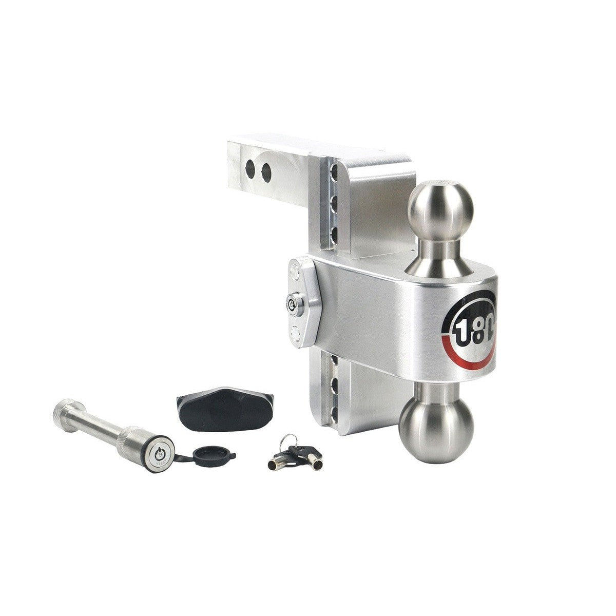 Weigh Safe Qualifies for Free Shipping Weigh Safe 180 Drop Hitch with SS Tow Ball 6" Drop for 2" & WS05 #LTB6-2-KA