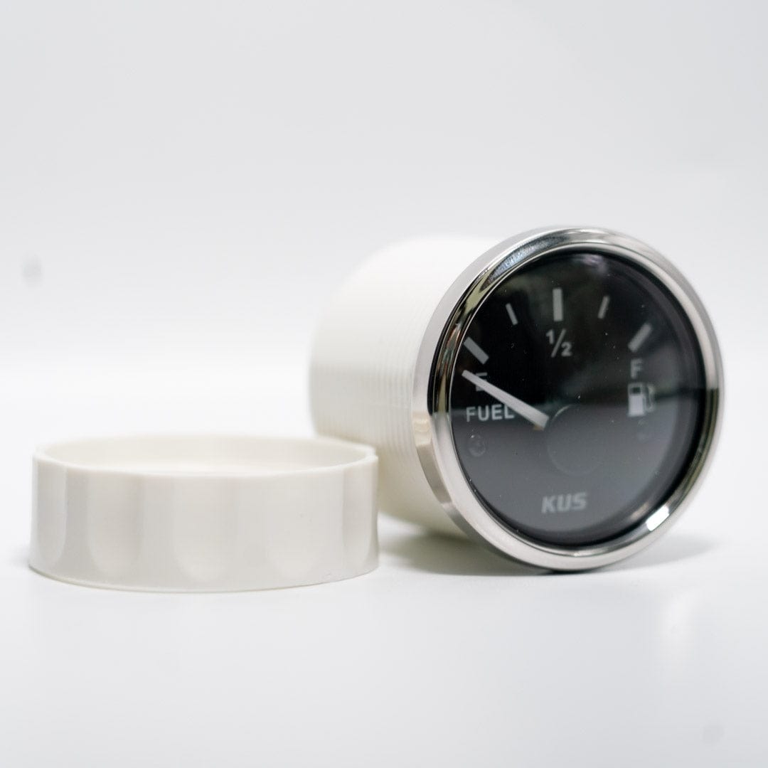 Wema Qualifies for Free Shipping Wema 2" Fuel Level Gauge Black Stainless Steel #JMV00044