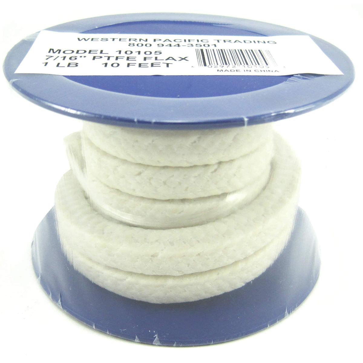 Western Pacific Trading Qualifies for Free Shipping Western Pacific Trading Ptfe Flax One Pound Spool 7/16 In #10105